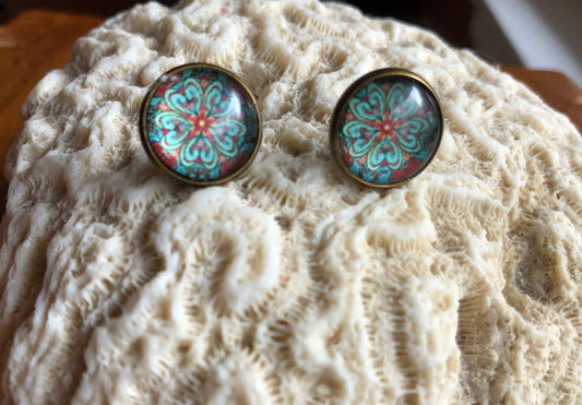 Blue Blooms Earrings
