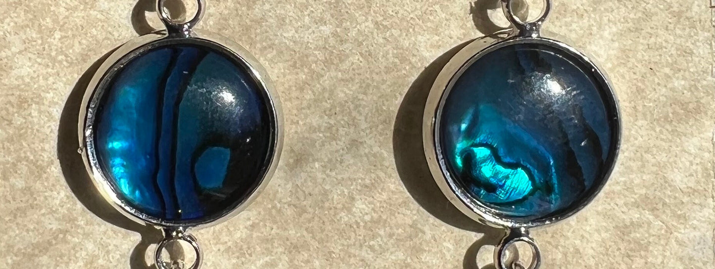 Abalone Dragonfly Earrings