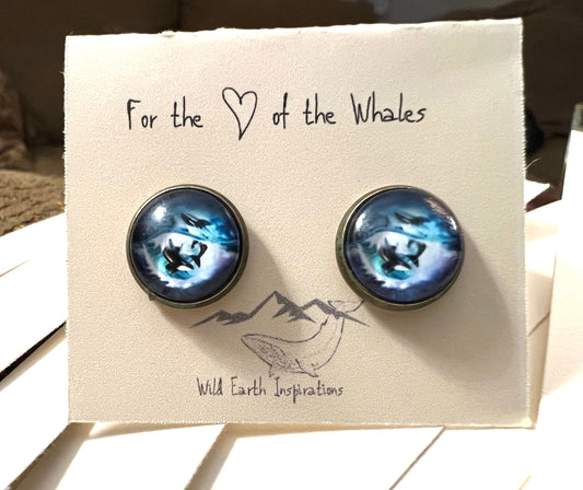 Orca Play Earrings