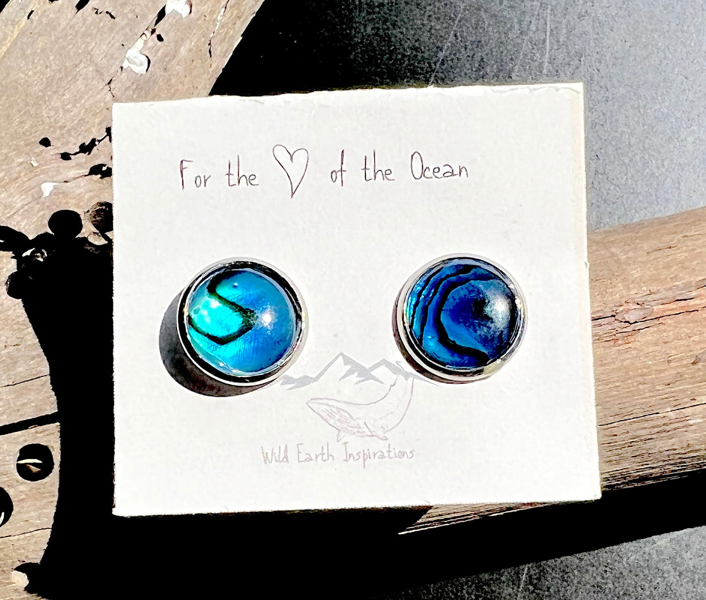 Abalone (Mother of Pearl) Post Earrings