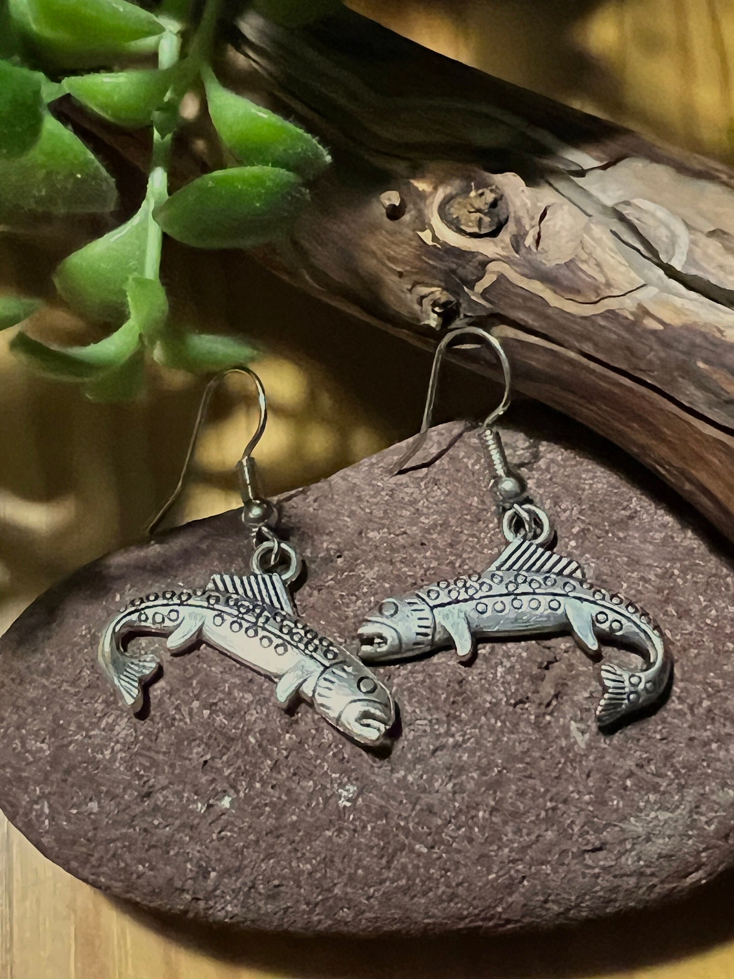 Rainbow Trout Earrings