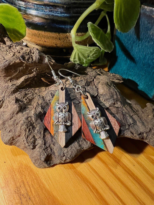 Joyful Owl Earrings