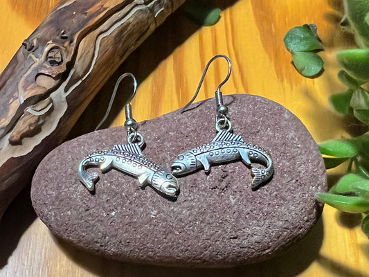 Rainbow Trout Earrings
