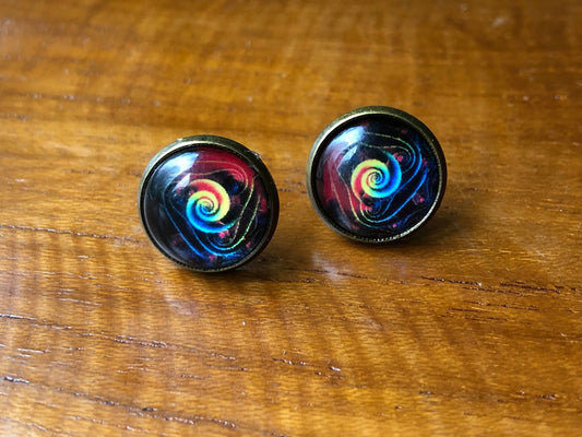 Rainbow Twister Earrings