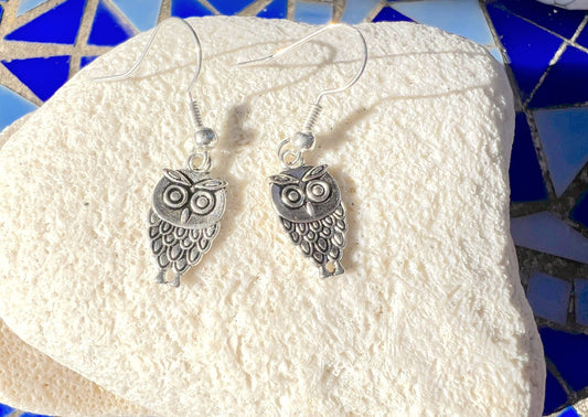 Petite Owl Earrings