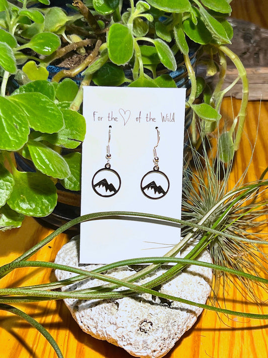 Mini Mountain Silhouette Earrings