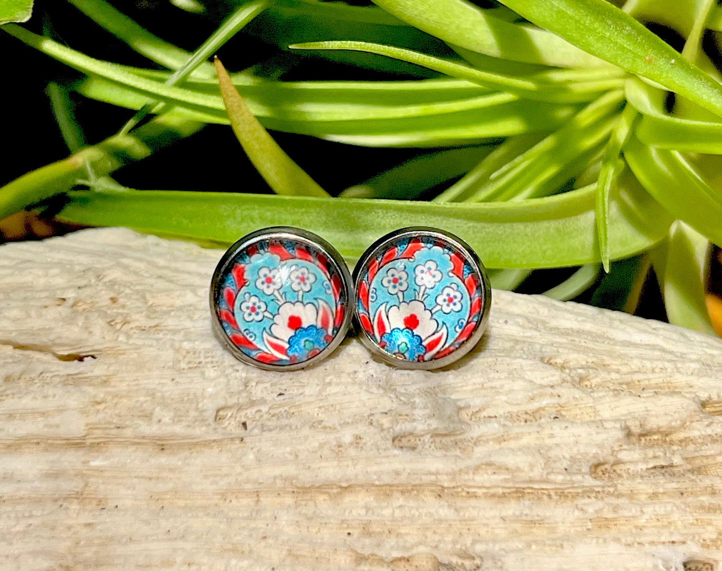 Red, White, and Blue Post Earrings