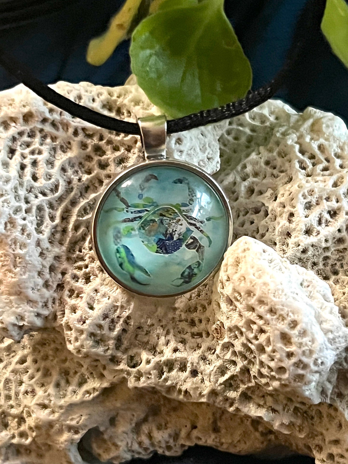 Eclectic Crab Pendant (with choice of chain)