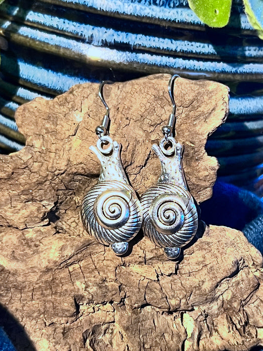 Spunky Snail Earrings