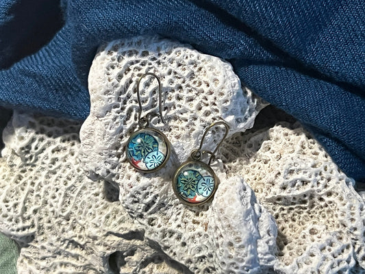 Sand Dollar Dangle Earrings