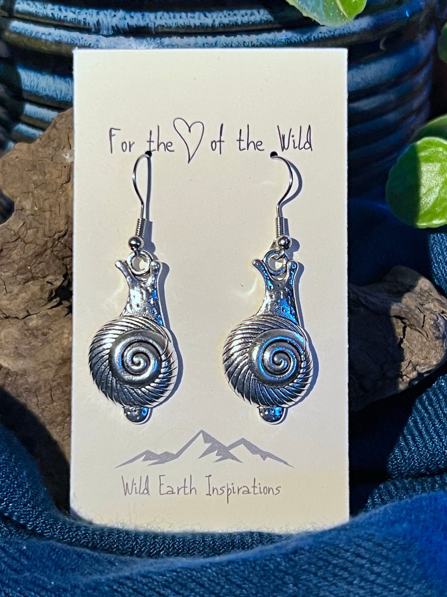 Spunky Snail Earrings