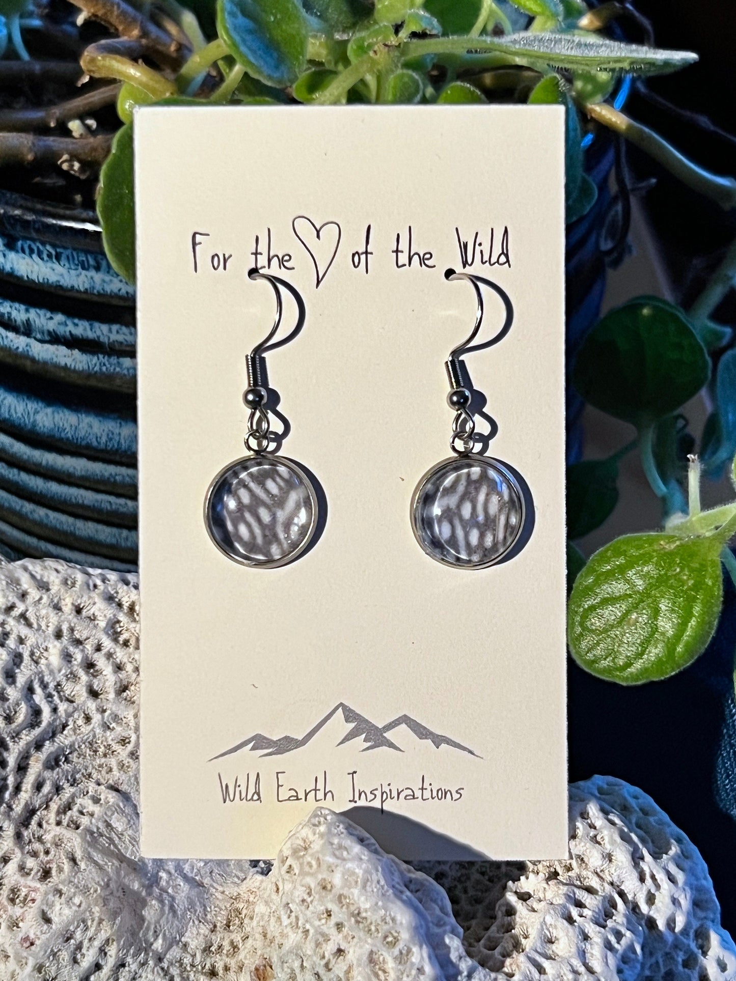 Whale Shark Dangle Earrings