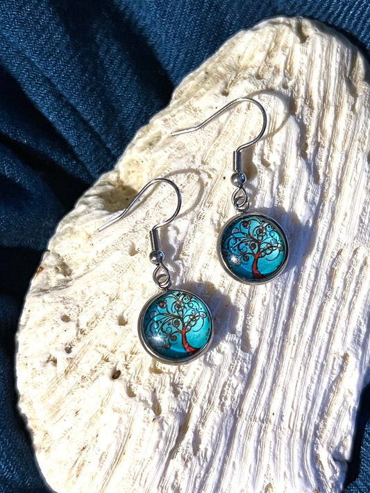 Groovy Tree Earrings