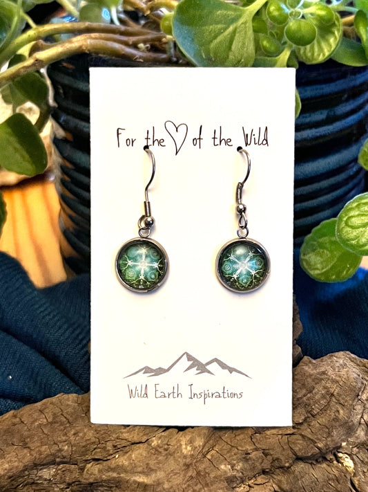 Tree Goddess Mandala Earrings