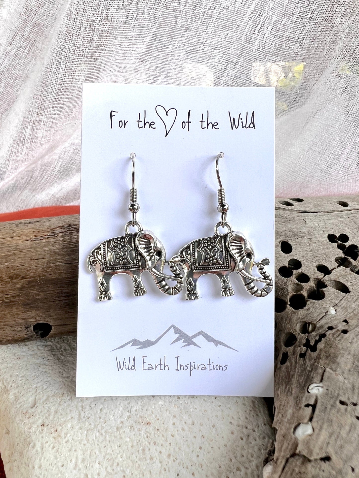 Elephant Dangle Earrings