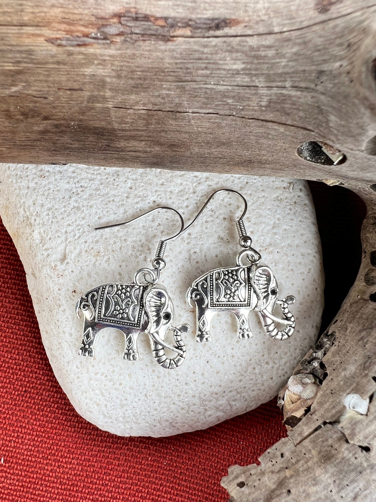 Elephant Dangle Earrings