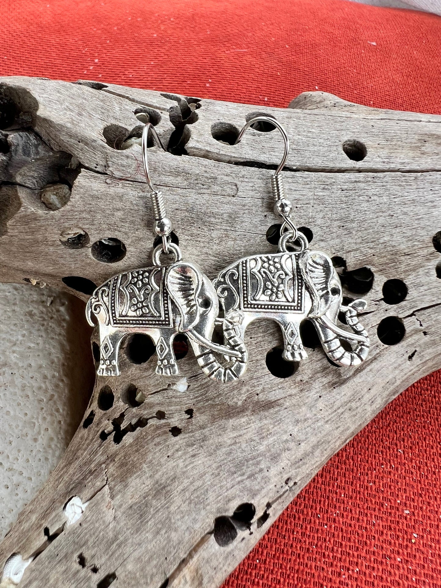 Elephant Dangle Earrings