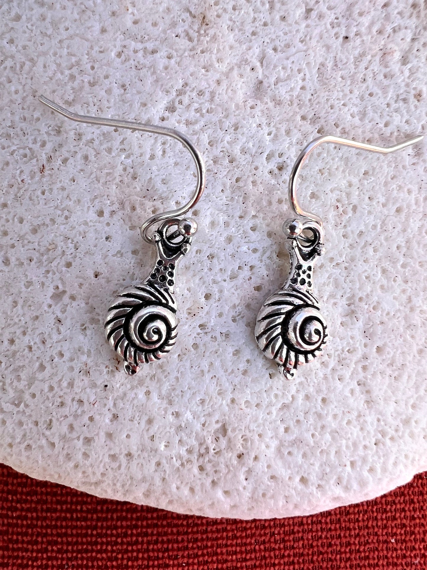 Mini Snail Earrings