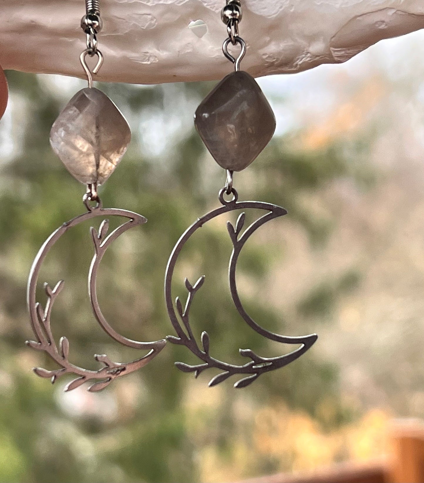 Earthly Moon with Labradorite Earrings