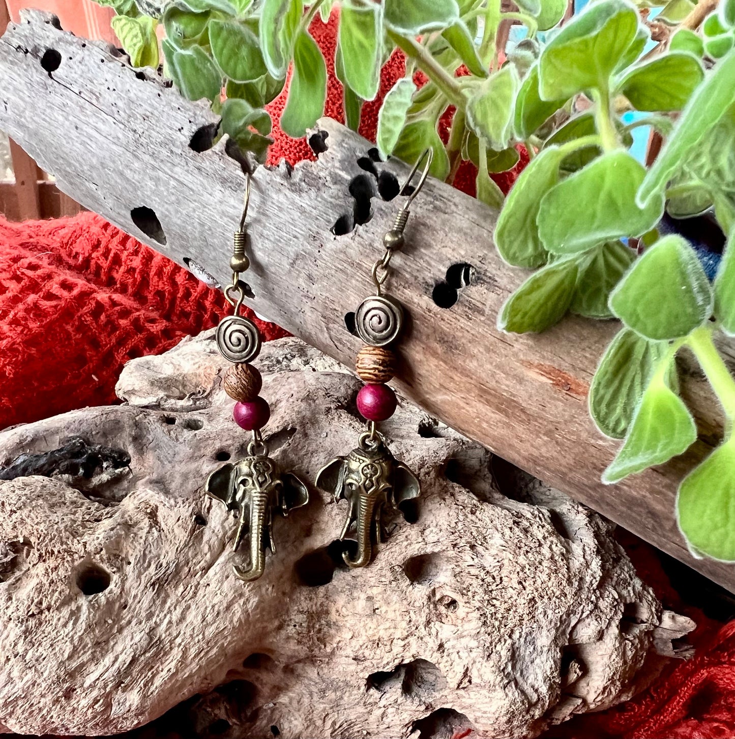 Antique Elephant Dangles