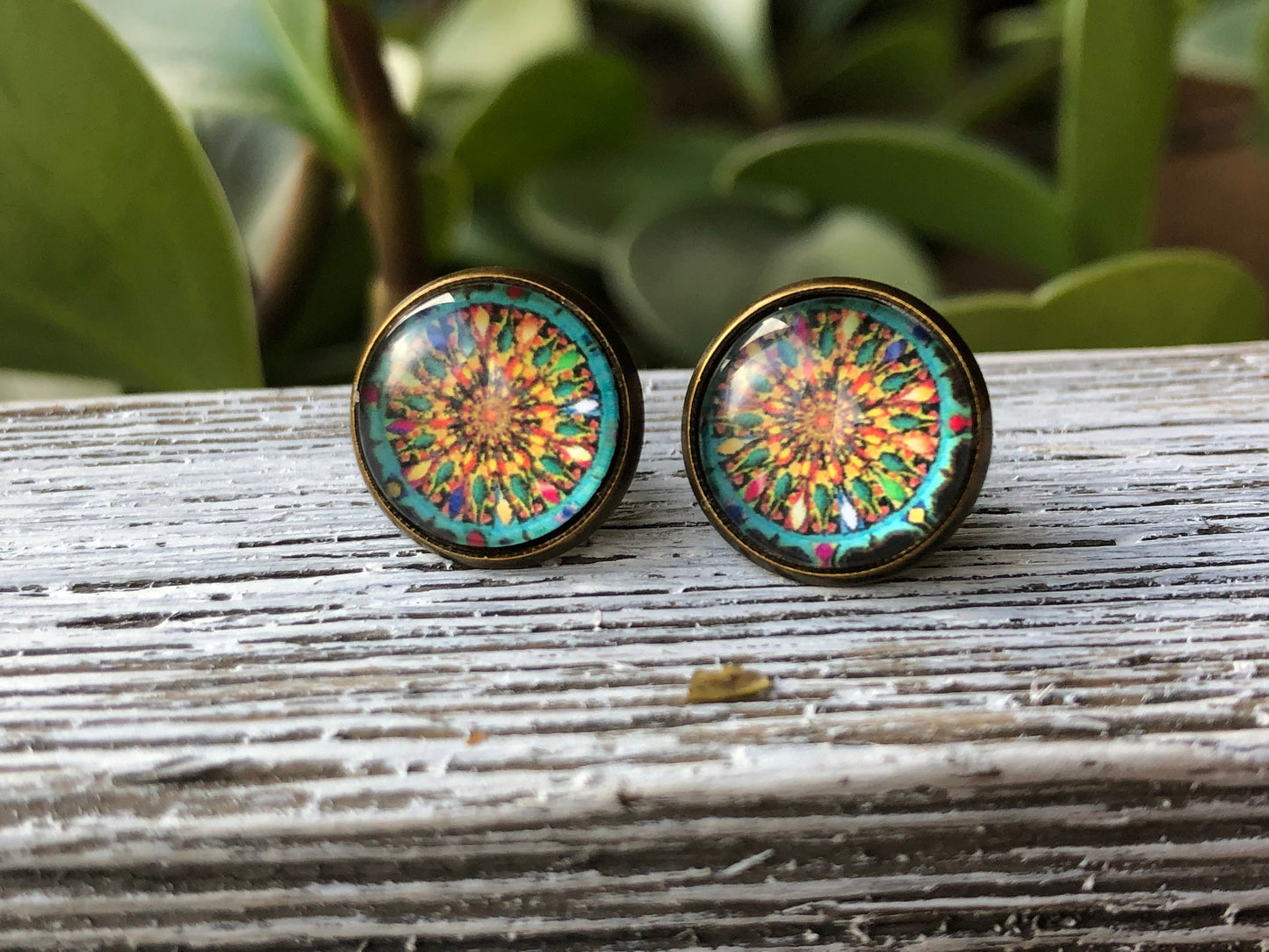 Sunflower Burst Post Earrings