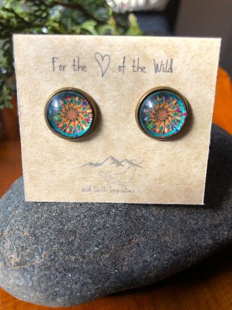 Sunflower Burst Post Earrings