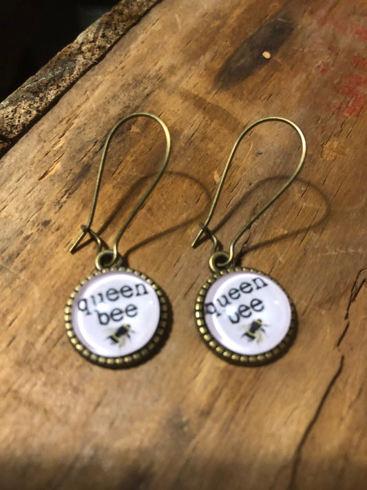 Queen Bee Dangle Earrings