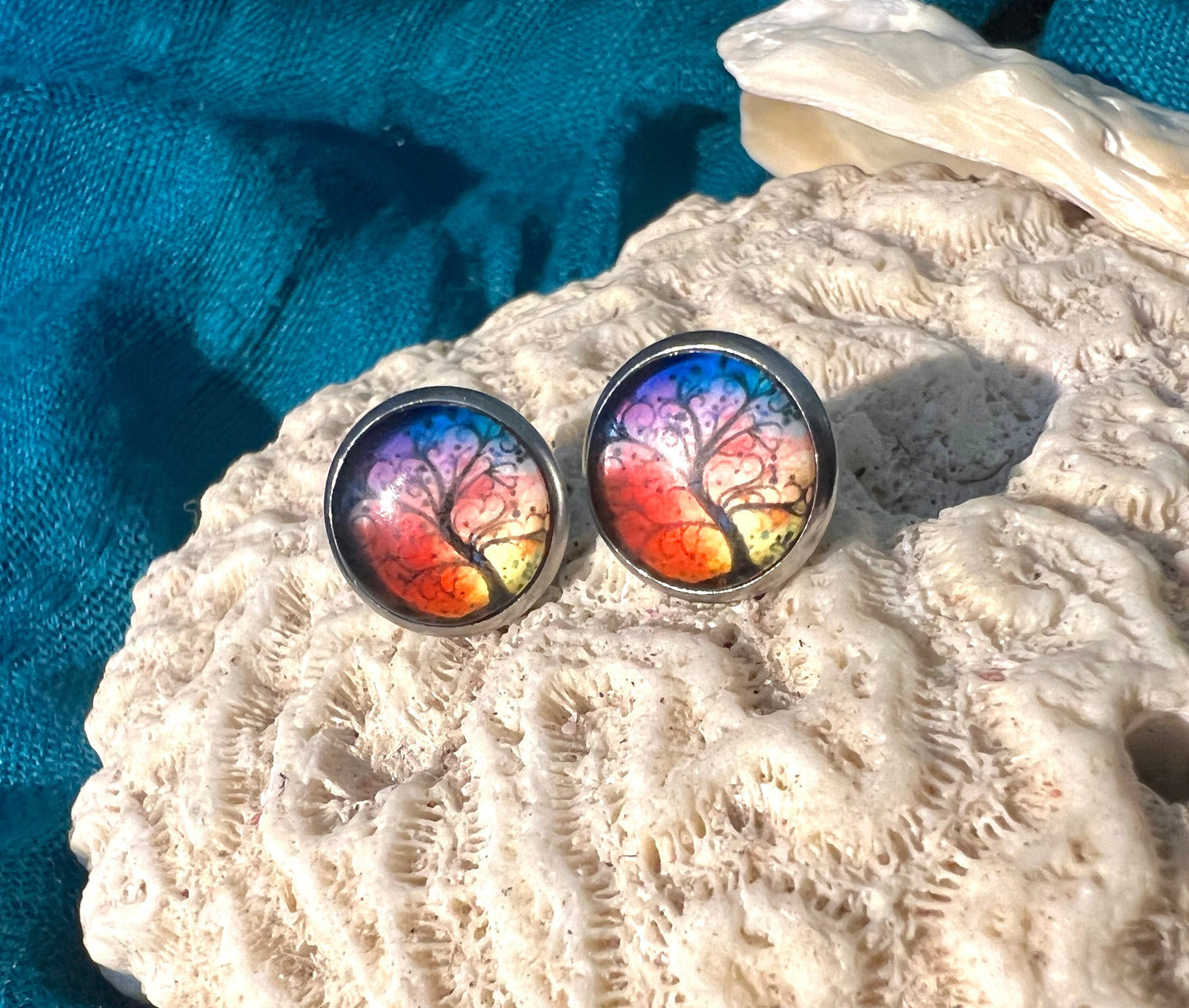 Sunrise Sunset Post Earrings