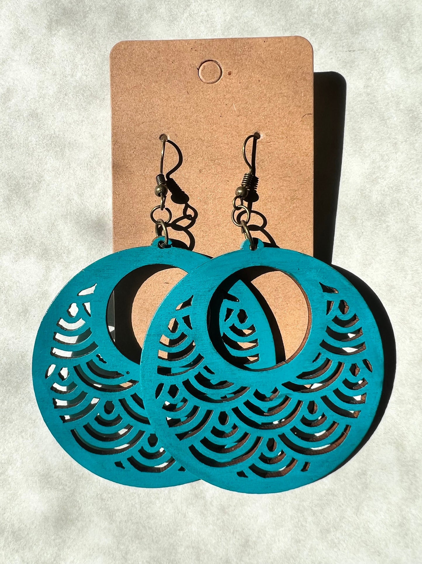 Turquoise Water Jangle Earrings