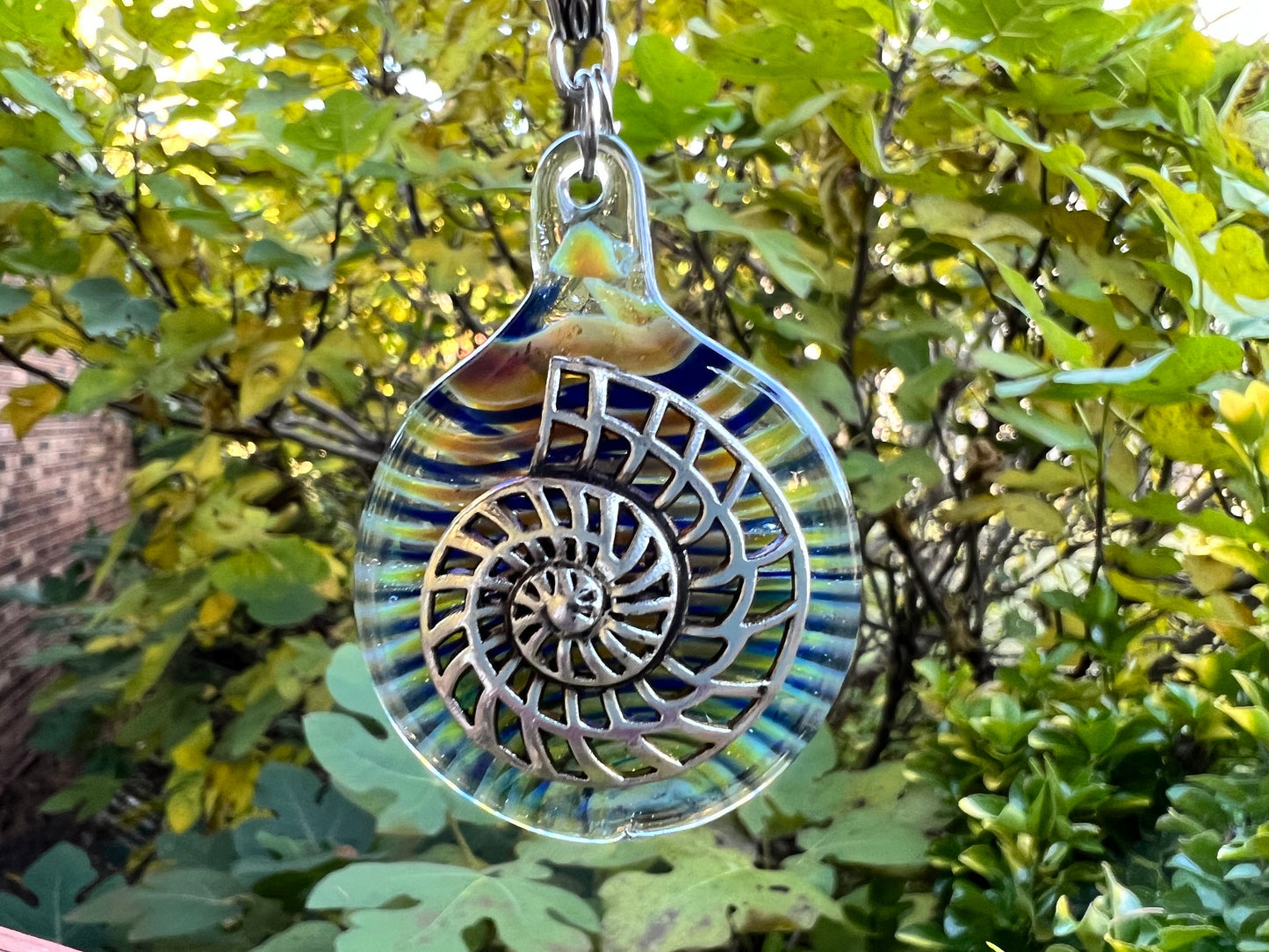 Ancient Reflections Pendant with silver chain