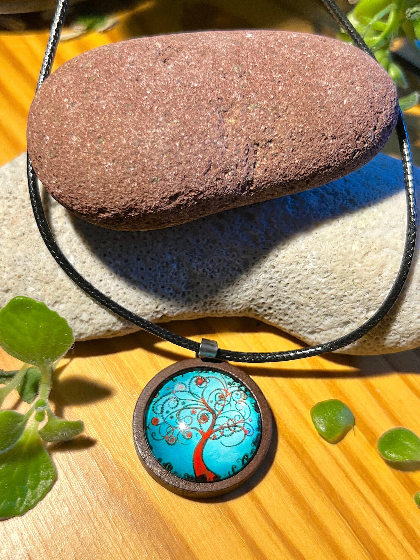 Groovy Tree Pendant (with choice of necklace)