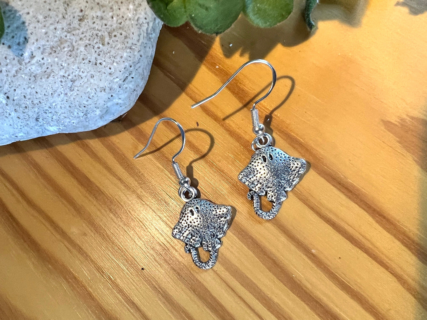 Simple Stingray Earrings