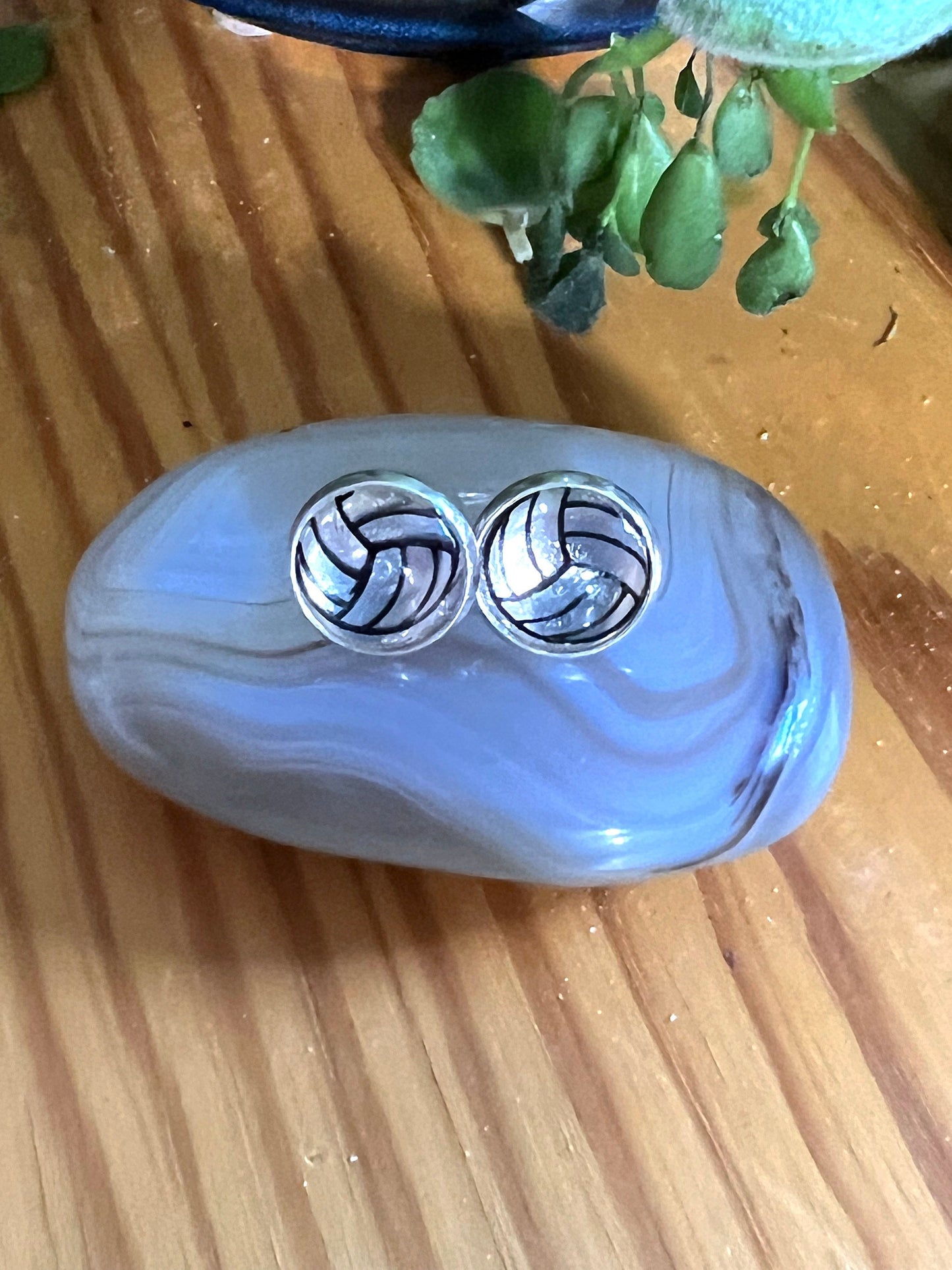 Volleyball Stud Earrings