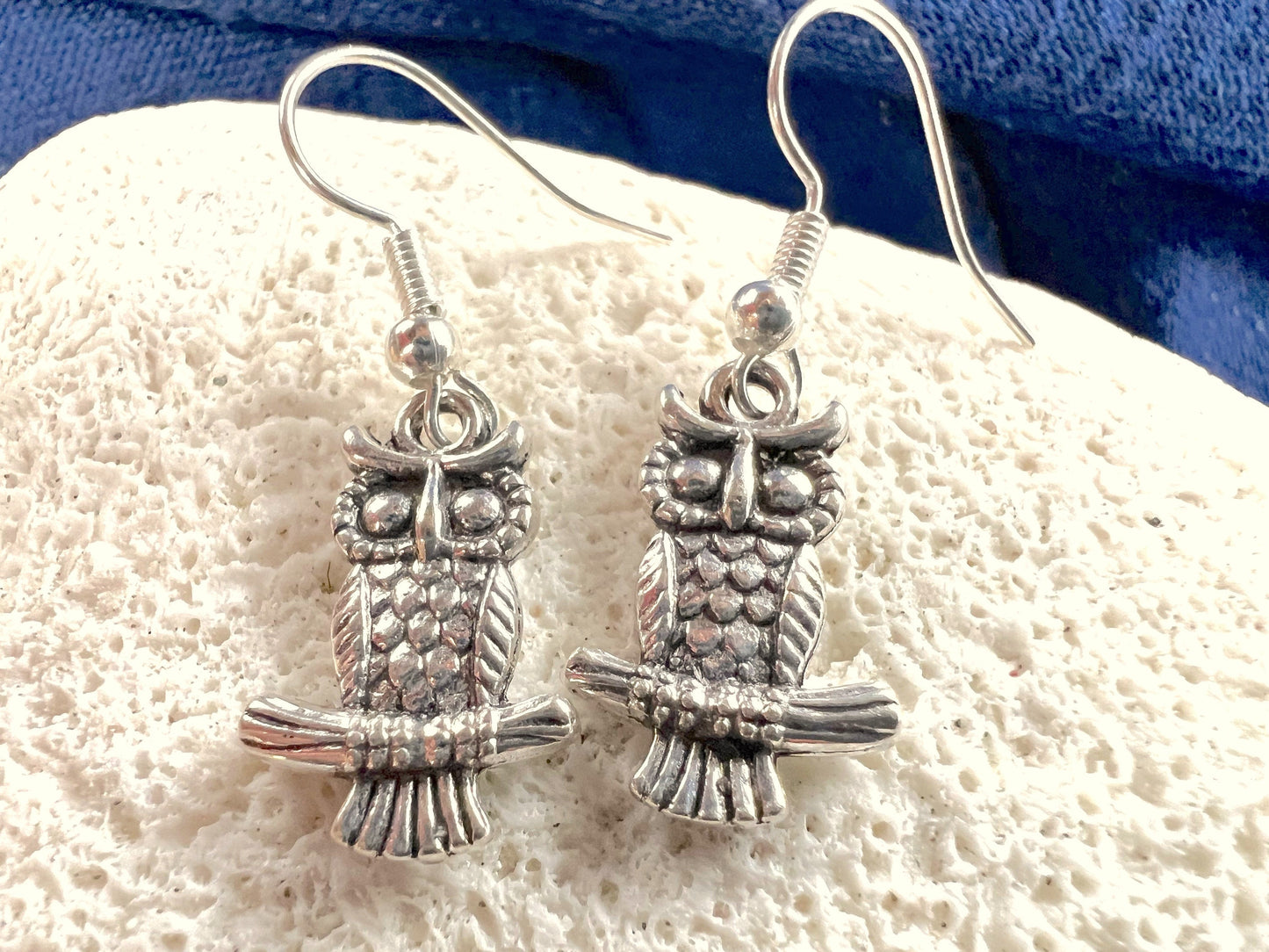 Perching Owl Earrings