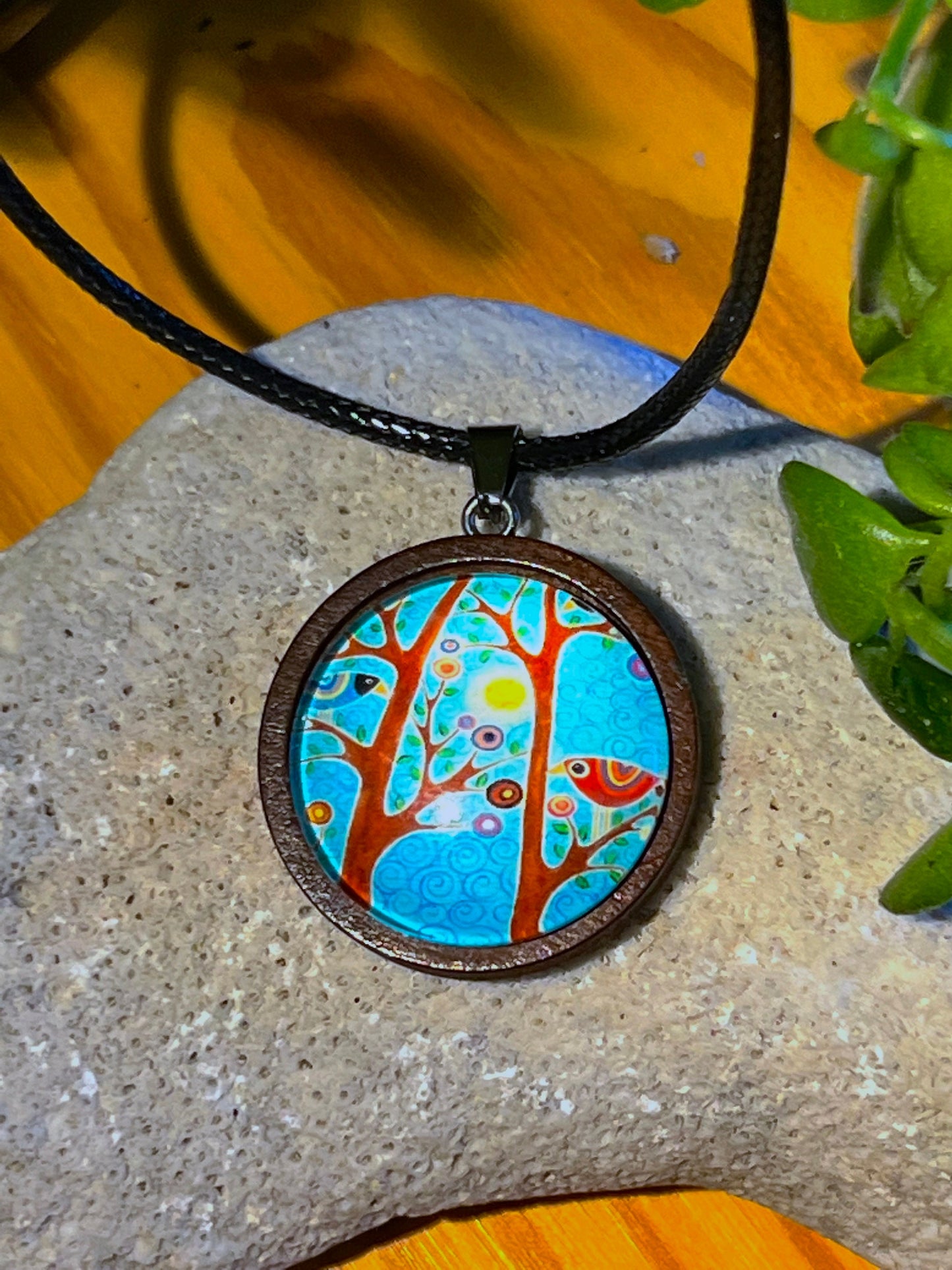 Winter Blooms Pendant (with choice of necklace)