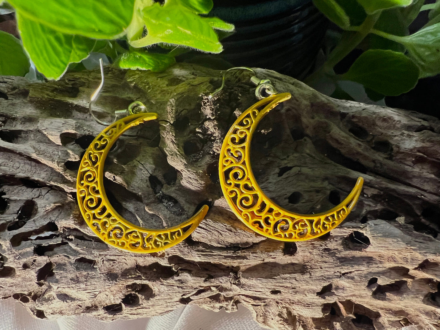 Golden Moon Earrings