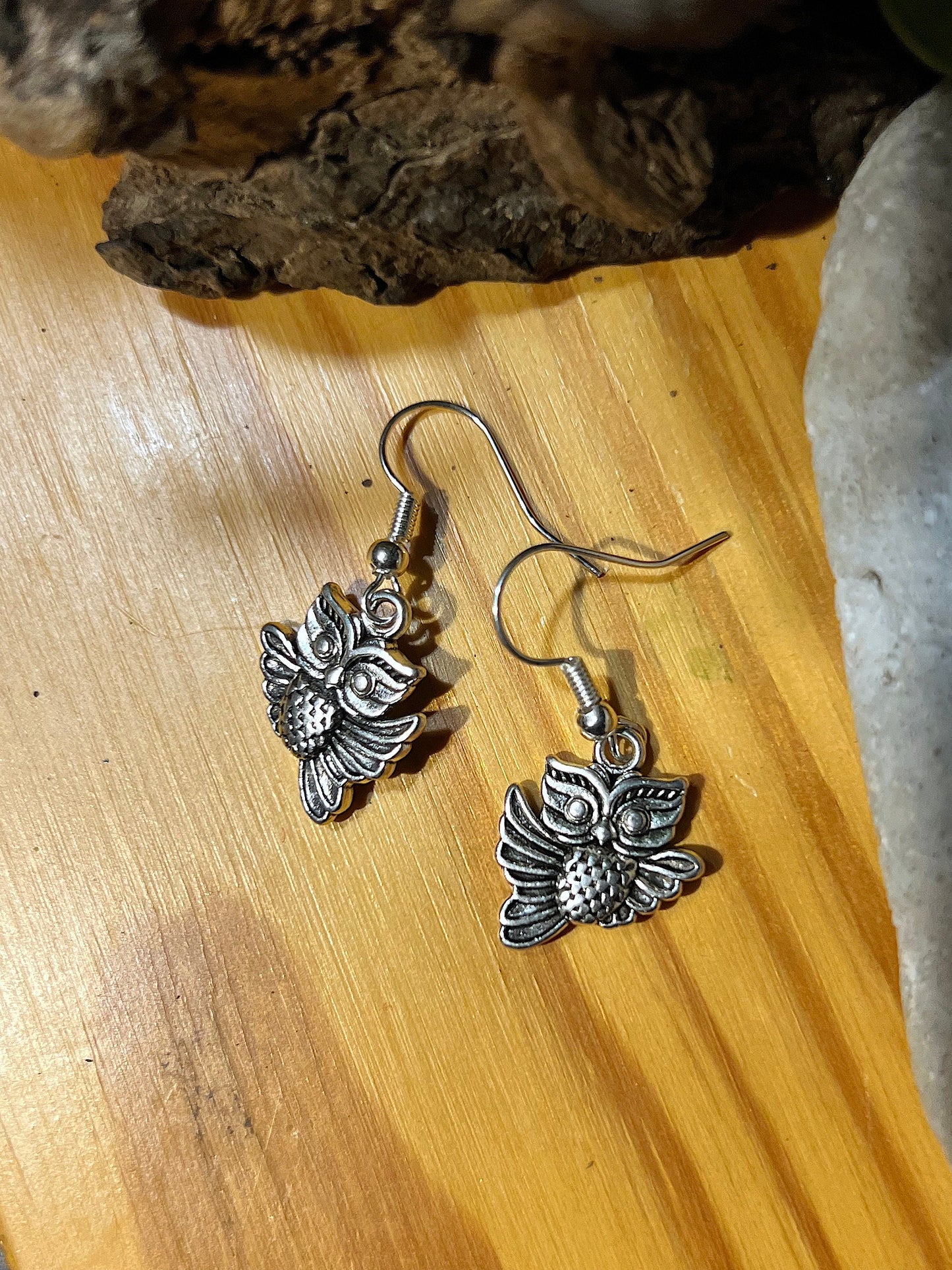 Happy Owl Earrings