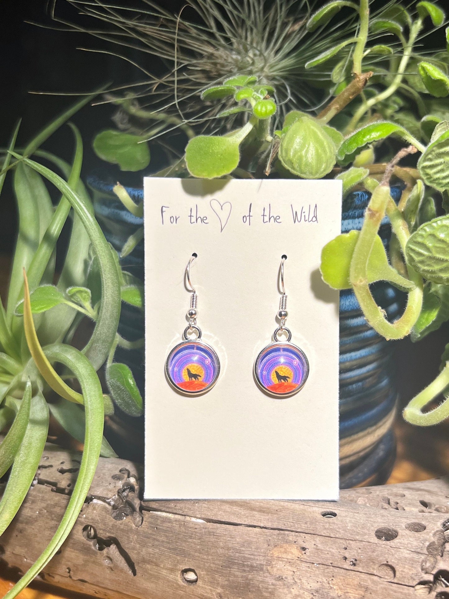 Wolf Divine Earrings