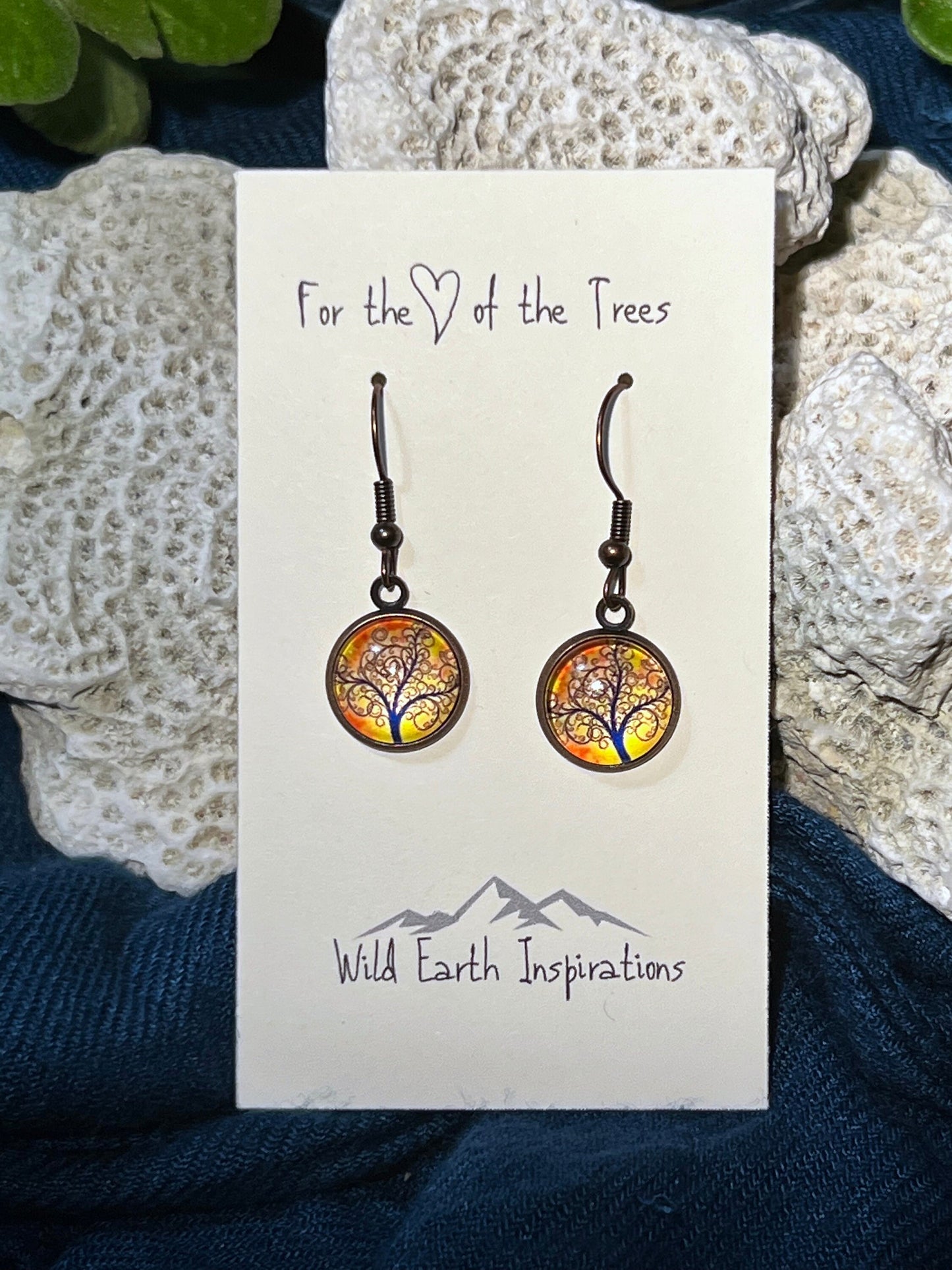 Fiery Sunrise Dangle Earrings