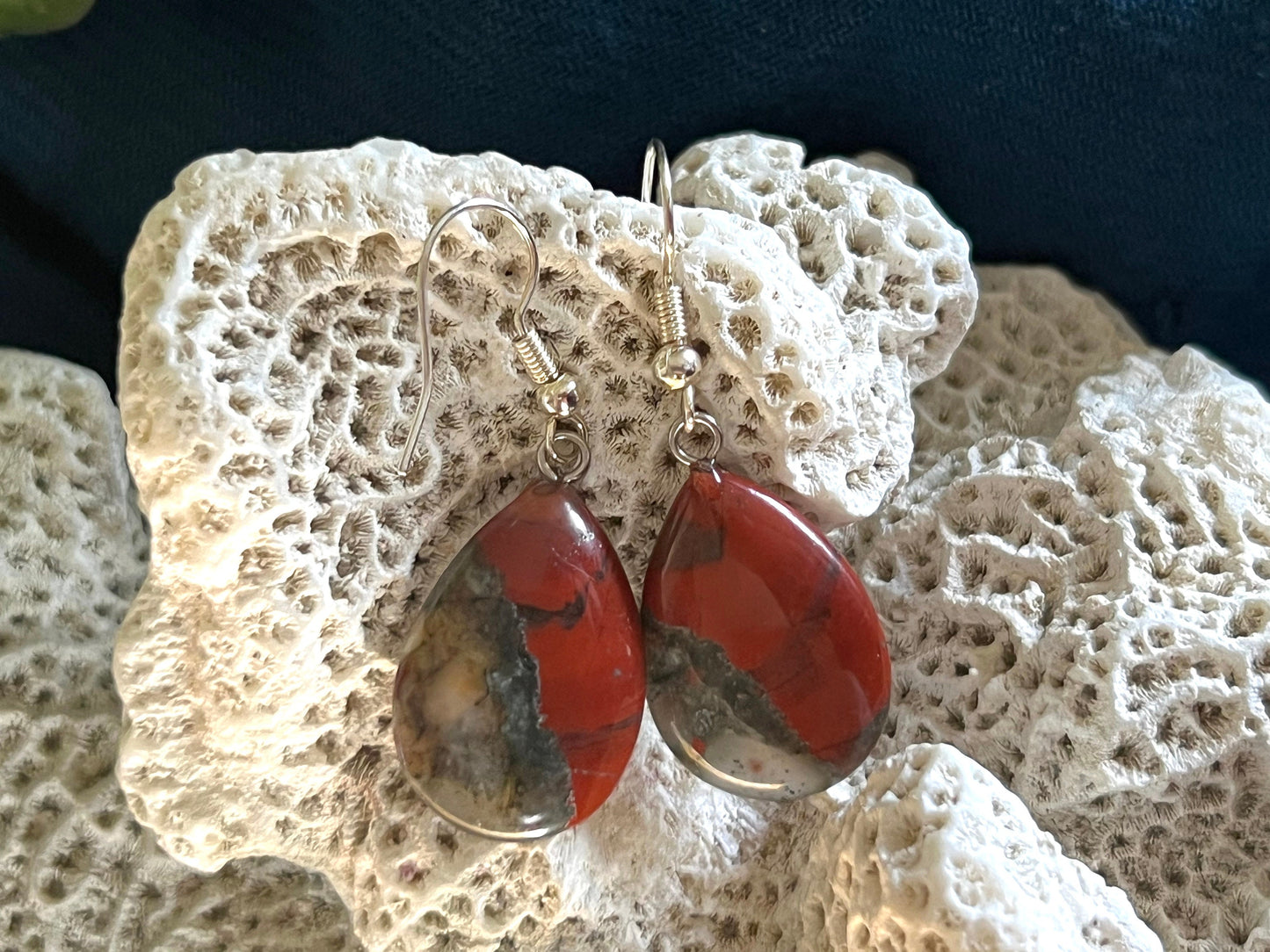 Bloodstone Earrings