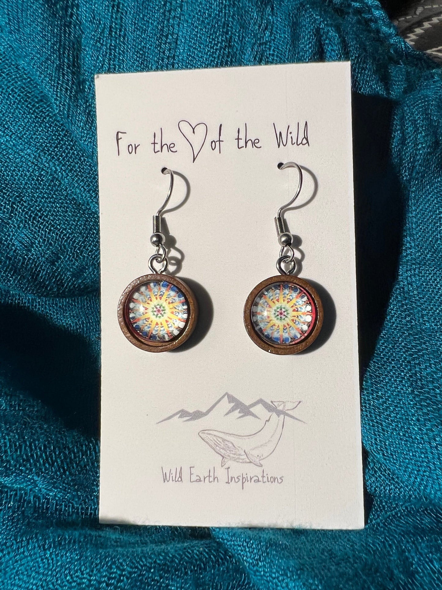 Spring Sunshine Mandala Earrings