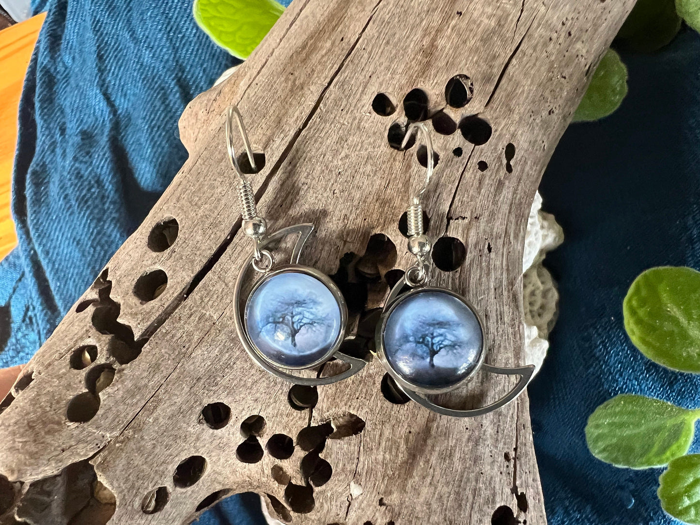 Safari Moon Earrings