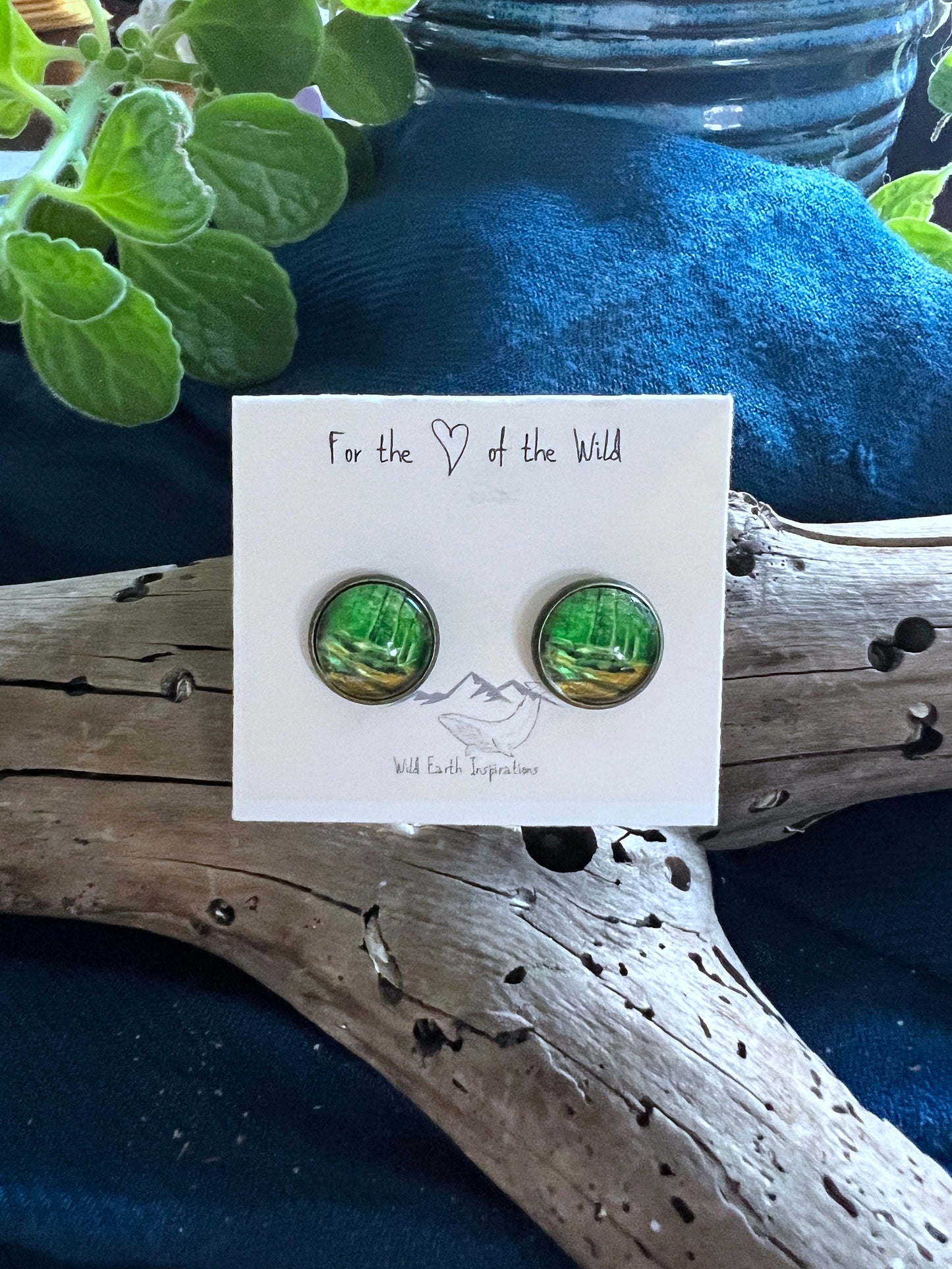 Spring Forest Post Earrings