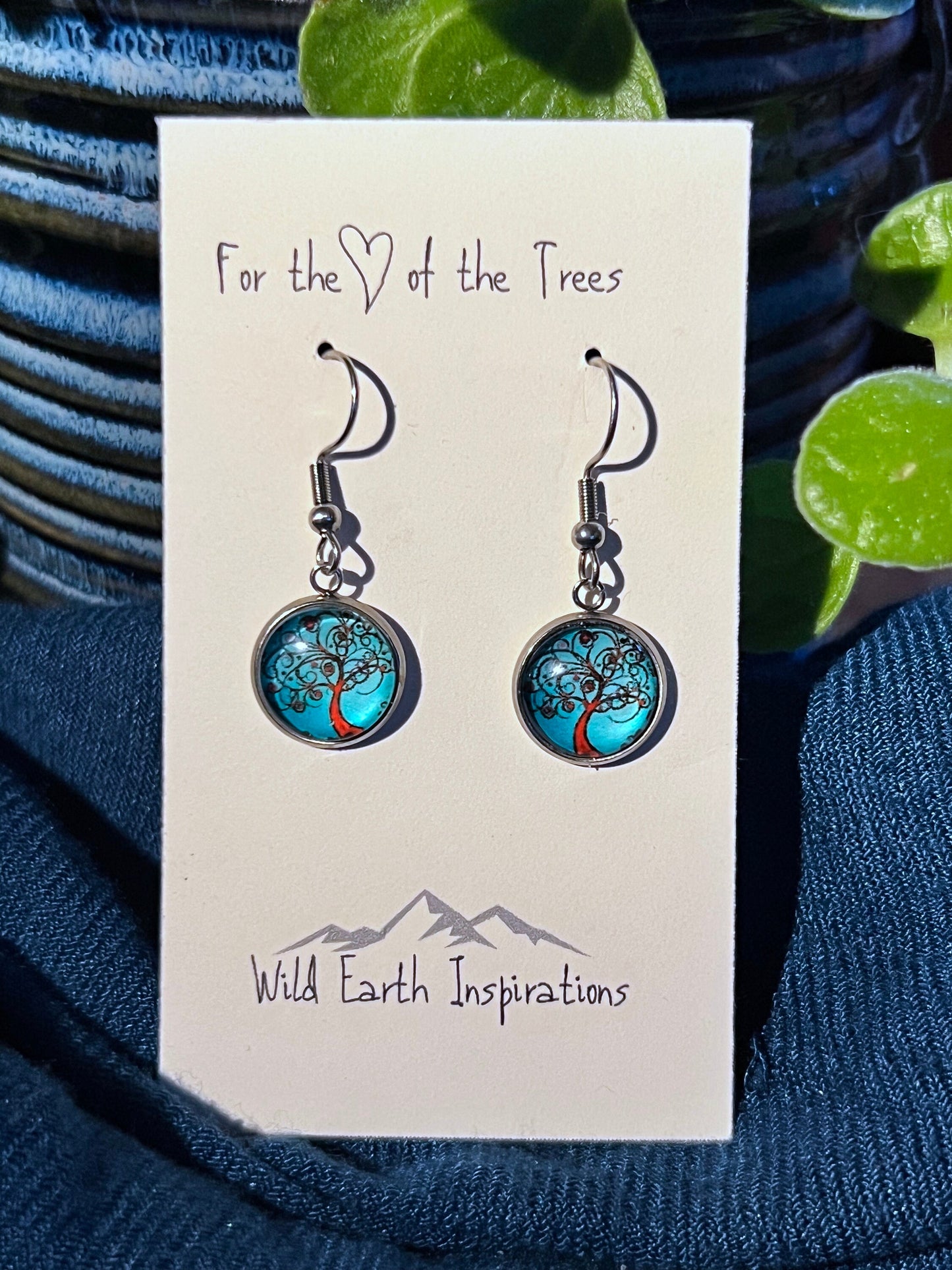 Groovy Tree Earrings