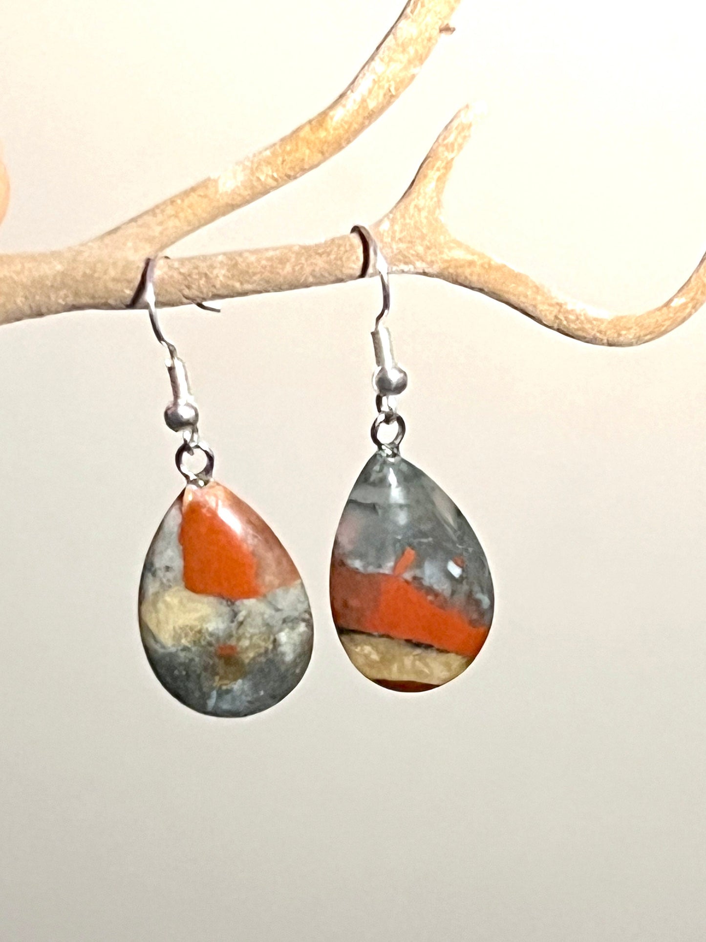 Bloodstone Earrings