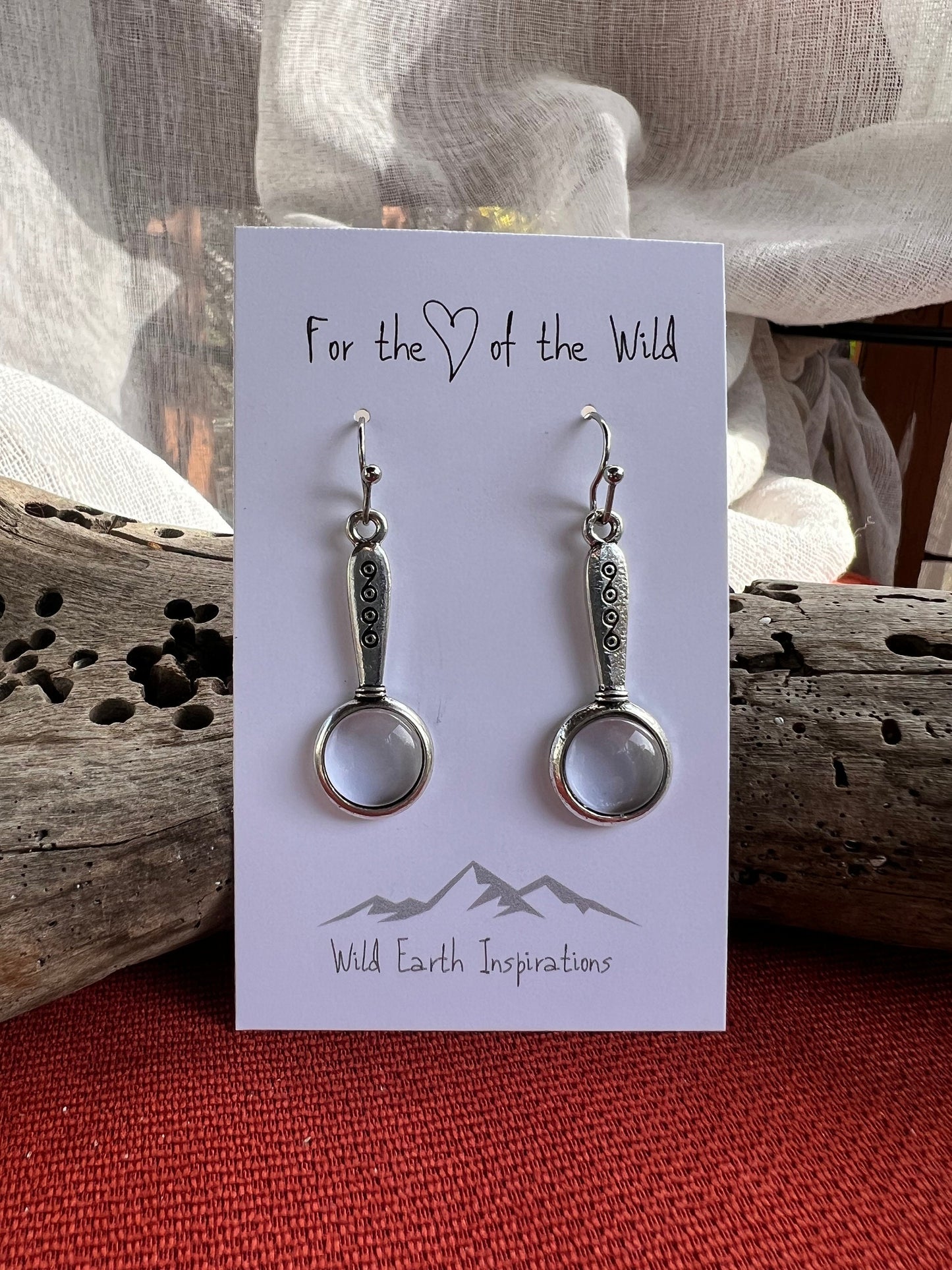 Magnifying Glass Earringa