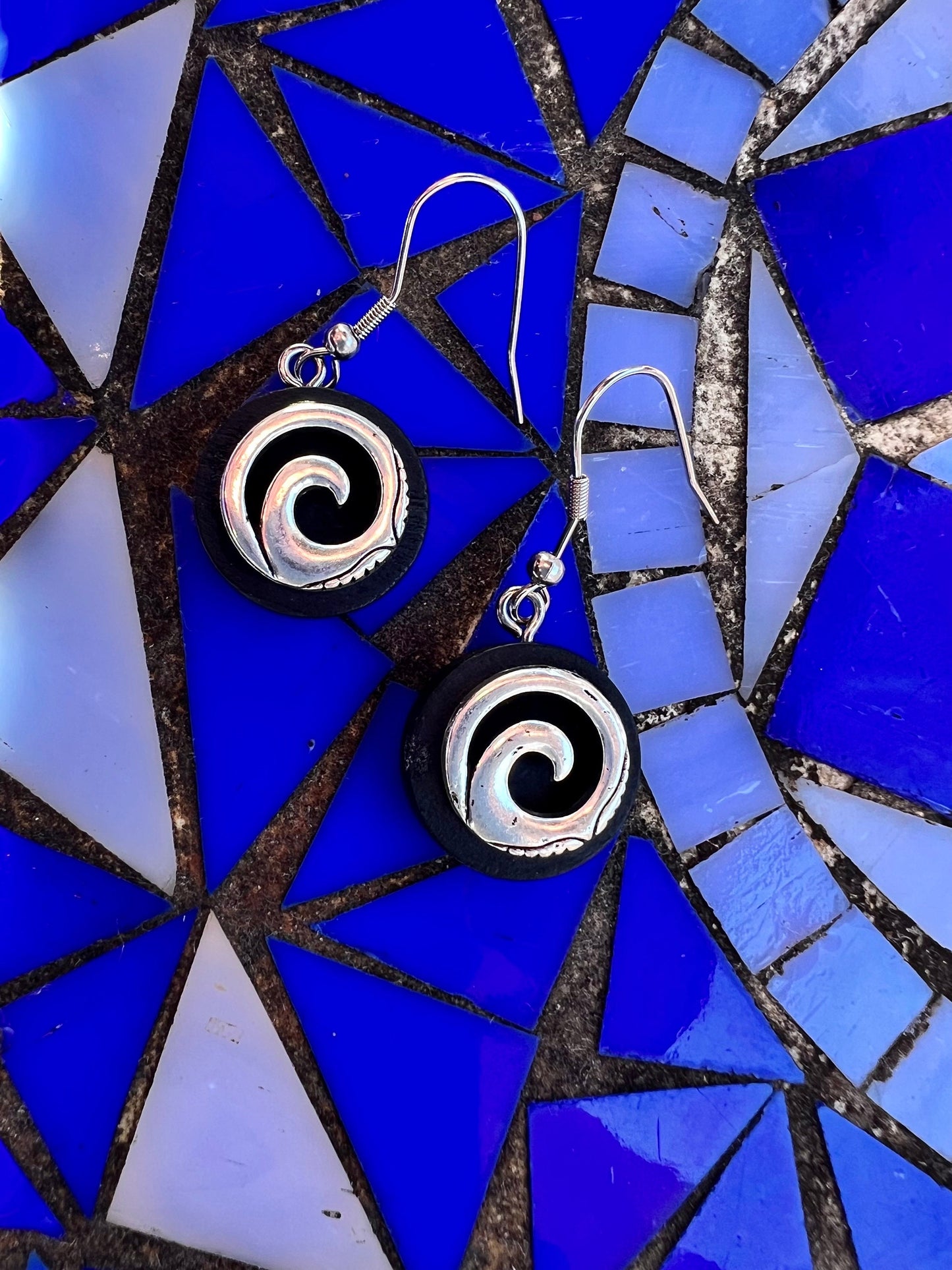 Spiral Wave Earrings