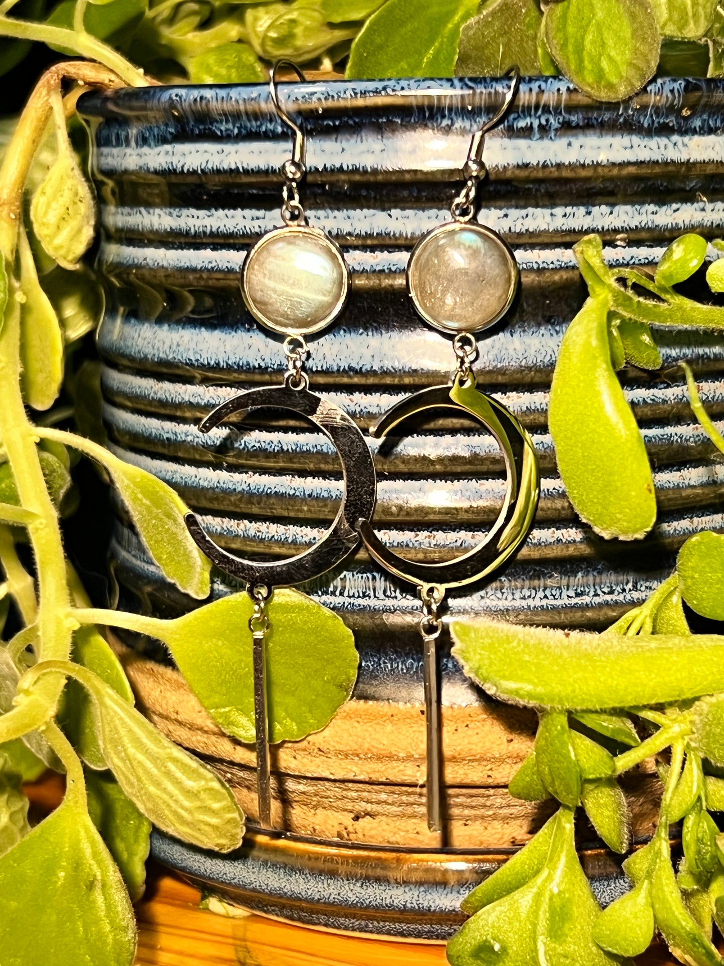 Moon Magic Moonstone Earrings